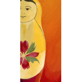 Matryoshka Half face Giclee Print Art