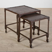 Iron 2 Piece Nesting Table