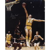 Los Angeles Lakers Photograph with "The Logo" Inscription