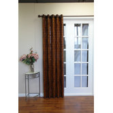 Bamboo Grommet Top Panel in Espresso / Brown