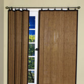 Bamboo Panel and Valance Set in Colonial