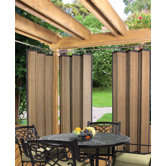Indoor / Outdoor Bamboo Ring Top Panel in Espresso
