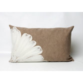 Antique Medallion Rectangle Indoor/Outdoor Pillow in Taupe
