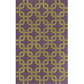 Spello Chains Purple Outdoor Rug