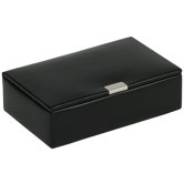 Heritage Men's Accessories Eight Compartment Cufflink Box in Black