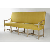 Veronike Silk Fabric Bench