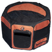Octagon Pet Pen with Removable Top in Copper
