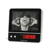 Picture Alarm Clock in Silver