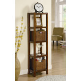 Etagere with 2 Accent Baskets