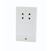 Shaver Socket in White