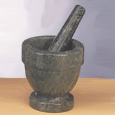 Green Marble 4" Mortar and Pestle