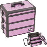 Interchangeable Stackable Tray Cosmetic Makeup Train Case