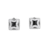 Black Stud Earrings