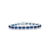 Princess Cut Cubic Zirconia Tennis Bracelet