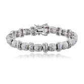 Pave Dome Cubic Zirconia Bracelet