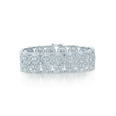 Filigree Cubic Zirconia Diamond Grand Bracelet