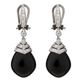 Big Tear Cubic Zirconia Drop Earrings