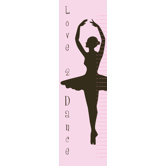 Ballet Growth Chart Wall Decal