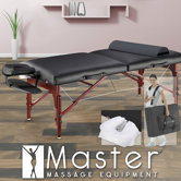 31" Montclair Pro Package Massage Table in Black