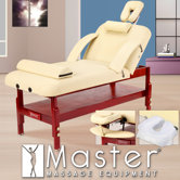31" Spa Stationary LX Massage Table in Cream