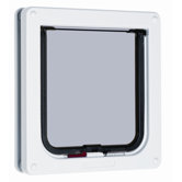 Locking Cat Door in White