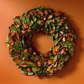 Foxy Fall Mini Pumpkin Wreath