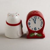 Twas The Night Mouse and Clock Salt and Pepper Shaker