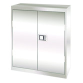 Stainless Steel Cabinet with Paddle Lock, 36x18x42