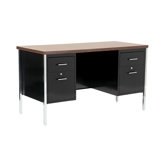 60" W Double Pedestal Executive Desk with 2 File Drawers