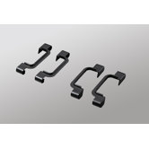 4 Piece Plastic Step Ends Set in Black