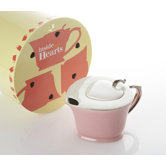 32 Oz. Inside Out Heart Teapot
