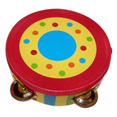 Kid's Striped Tambourine