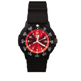 41100 Series Dive Watch with Red Face