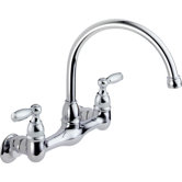 Two Handle Wall Mounted Kitchen Faucet
