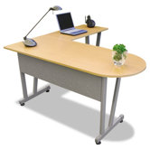 Linea Italia Massima Line L-Shaped Desk