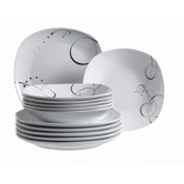 Chanson 12 Piece Porcelain Dinnerware Set
