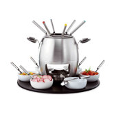 23 Piece Fondue Set with Rotating Plate