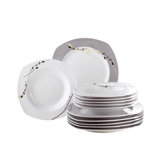 Estiva 12 Piece Porcelain Dinnerware Set
