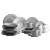 Scalino 30 Piece Porcelain Dinnerware Set