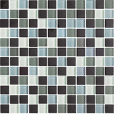 Color Blends Joven Neblina 1" x 1" Matte Glass Mosaic in Multi