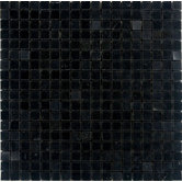 5/8" x 5/8" Polished Granite Mosaic in Absolute Black