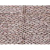 Standing Pebbles 4" x 12" Interlocking Mesh Tile in Grotto