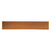Hand-Painted Ceramic 1" x 6" Glazed Pencil Liner in Tangerine