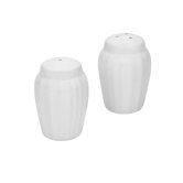 French White Salt and Pepper Shaker Set in White