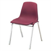 Poly Shell 18" Plastic Classroom Stacking Chair