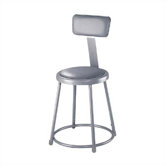 Height Adjustable Stool with Adjustable Backrest