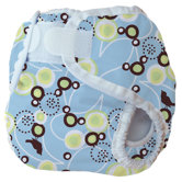 Diaper Cover in Baby Bird Blue
