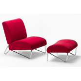 Easy Rider Slipper Chair with Ottoman