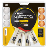 Performance 4 Player Racket Set