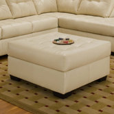 Soho Bonded Leather Ottoman